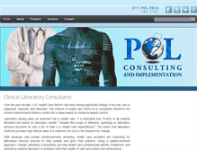 Tablet Screenshot of clinicallaboratoryconsultants.com